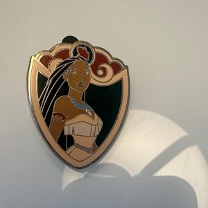 Disney Pocahontas Enamel Pin - Black, Tan, Peach, Red, Teal